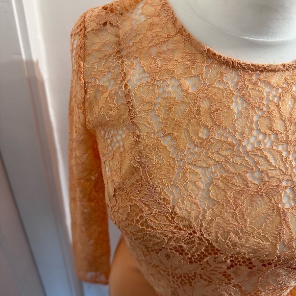 GUESS Marciano size XS 2in 1 peach maxi dress - Picture 10 of 16